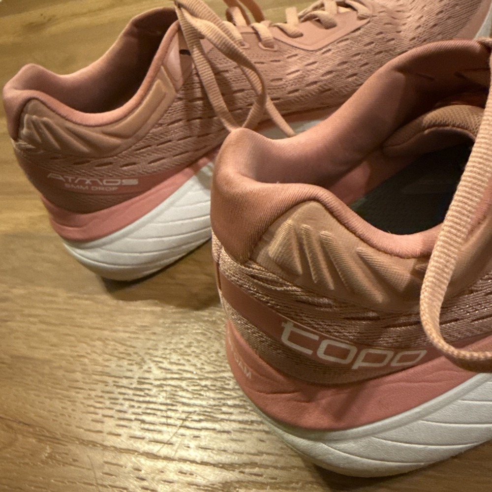 Topo Athletic Sneakers Women 8.5M Atmos Running Shoes Dusty Rose Road 5MM Drop - Picture 8 of 16